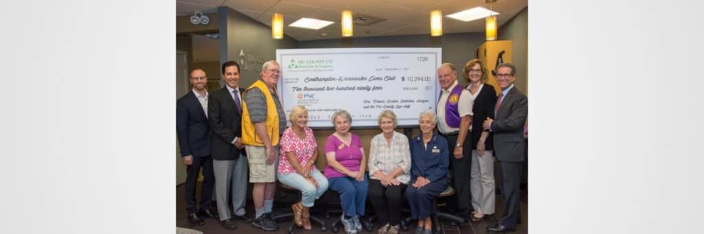 Southampton – Warminster Lions Receive $10,000 Donation